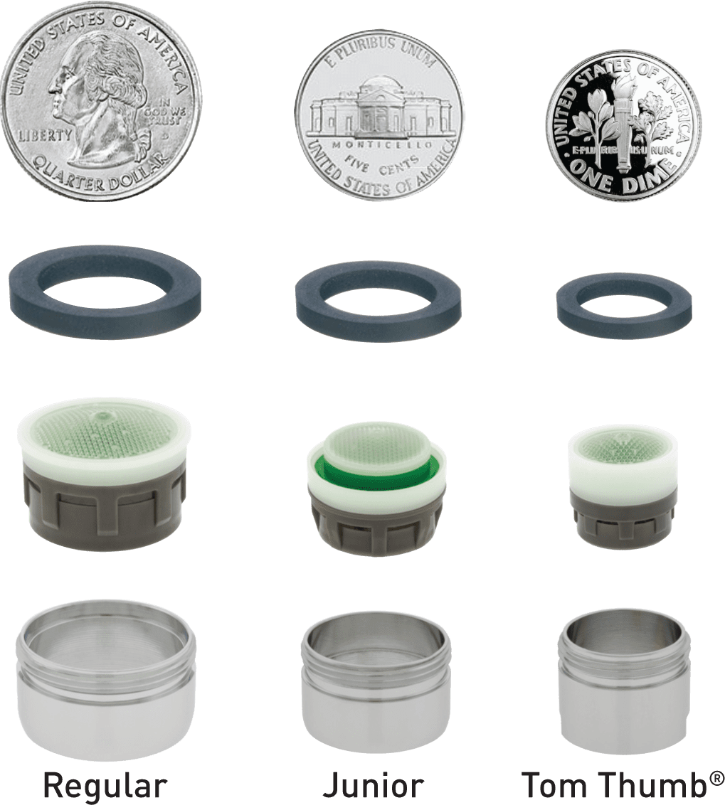 Pro PCA Commercial Bathroom Kit Aerator Faucet Water Saving Selection of faucet attachments inserts, housings 18 pc
