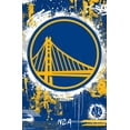 thumbnail image 2 of NBA Golden State Warriors - Maximalist Logo 23 Canvas Wall Poster, 22.375" x 34", 2 of 4