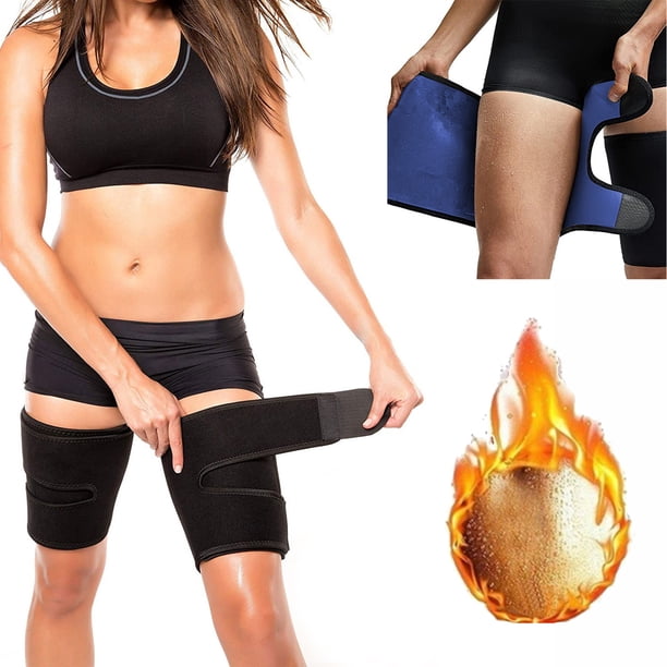 Mangas moldeadoras de muslos deportivas para moldear el cuerpo y sudar. Equipo de protección para fitness y deportes. Correas moldeadoras de muslos aptas tanto para hombres como para mujeres. Correa m