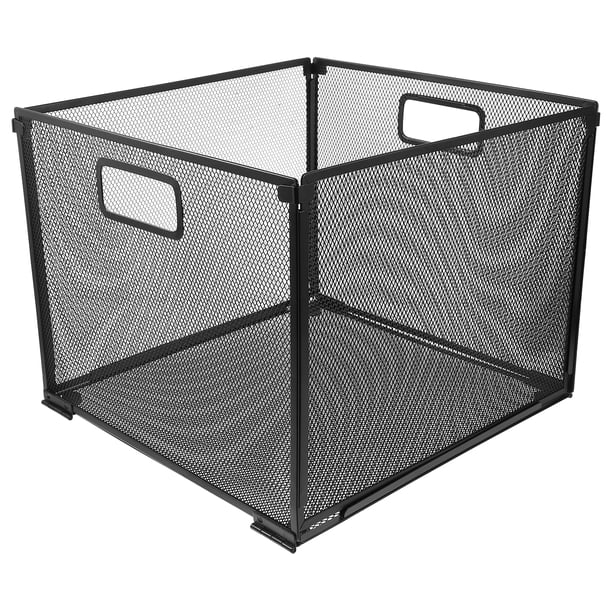 GOOHOCHY Archivador de metal, organizador de archivos plegable, archivador, archivador colgante, archivador de mesa
