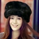 thumbnail image 2 of Sombrero de invierno Hugo de piel sintética negro para hombres y mujeres, 2 of 9