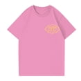 thumbnail image 2 of Hazbin Hotel Moda Casual Mujer Impreso de manga corta cuello redondo Pullover Tops Rosa/L, 2 of 4