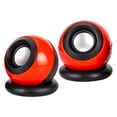 thumbnail image 2 of Lindo mini altavoz de escritorio, sonido estéreo, multiusos, 3 W, compacto, pequeño Rojo, 2 of 7