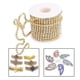 thumbnail image 5 of Accesorios Cadenas de Fila Cristal Ropa Rhinestone Artesanía Decoración Decoración dorado, 5 of 9