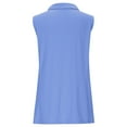 thumbnail image 5 of Women's Sleeveless Golf T Shirts UPF 50+ Quick Dry Collared V-Neck Shirts Workout Athletic Tank Tops Shirts, 5 of 6