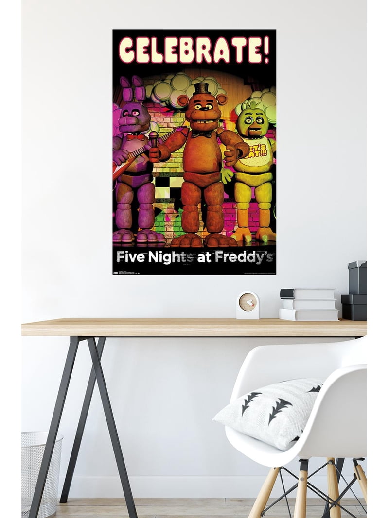 Five Nights at Freddy's - Celebrate Wall Poster, 22.375