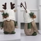 thumbnail image 5 of Juguete Viejo Elfo de Navidad Decoración de ventana Sombrero de asta de punto Regalos de Año Nuevo (Blanco), 5 of 5