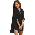 thumbnail image 4 of Ekouaer Women's Swimsuit Beach Cover Up Shirt Bikini Beachwear Bathing Suit Beach Dress, 4 of 5