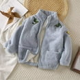 thumbnail image 5 of Esaierr Toddler Kids Fleece Jacket Boys Girls Winter Warm Coat Padded Comfortable Clothing for 1-12Y, 5 of 5