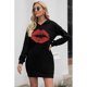 thumbnail image 4 of Sudadera con capucha para mujer, de algodón, de manga larga, para invierno, informal, con bolsillos (M), 4 of 5