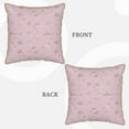 thumbnail image 3 of Fotbe Minimalist Snowflake Pattern Velvet Decorative Throw Pillow Covers with Elegant Piping, Soft Plush Cushion Cover for Sofa, Bed, Car, Office-18"x18", 3 of 8
