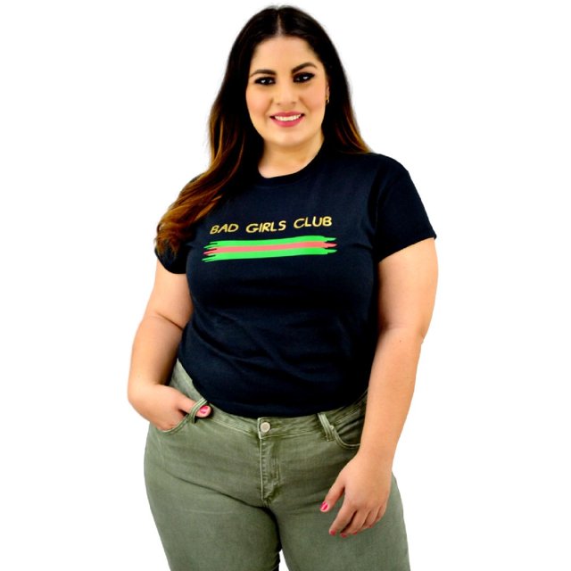 Playera Roman Fashion/Tallas Extras 9001-3 Bad Girls Club (Negro) negro 38 Roman Fashion PL-ER-9001-3-NEGRO