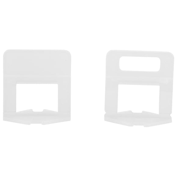 HURRISE 100 Pcs/Set Clips de Nivellement en Plastique Jetables pour Carrelage Mural, Outil de Nivellement de Carrelage, Intercalaire de Niveau de Carrelage