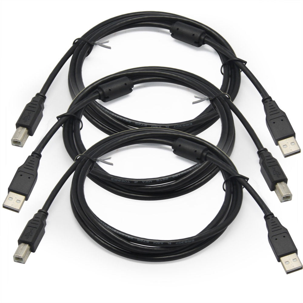 10FT USB 2.0 Type A to Type B Male Data Printer Cable Cord for HP CANNON BROTHER