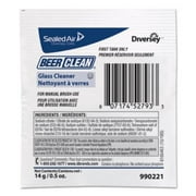 Beer Clean Glass Cleaner, Powder, 0.5 oz Packet, 100/Carton
