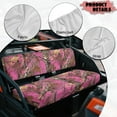 thumbnail image 6 of Uorisanigo UTV Seat Cover Dustproof Polyester Fabric, Pink Hunting Camo Forest Mule Front Bench Seat Cushion UTV Accessories Seats Protector for Kawasaki Mule 4010 4x4 2009-2025, 6 of 7