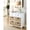White, variant on High Gloss Gray Side Table / Bedroom Night Use / 13"D Drawer Inner Dimension