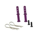 thumbnail image 3 of 2x poste de carrocería RC con clips R, de carcasa de RC profesional de aluminio, accesorio para modelo de automóvil para 1/12 1/14 Crawler Car violeta, 3 of 9