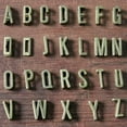 thumbnail image 3 of U8MO Craft DIY Alphabet Letter "A-Z" Slide Charm Beads Fit 7mm Slider Wristbands-26pcs Bronze Tone "A-Z" Letter, 3 of 9