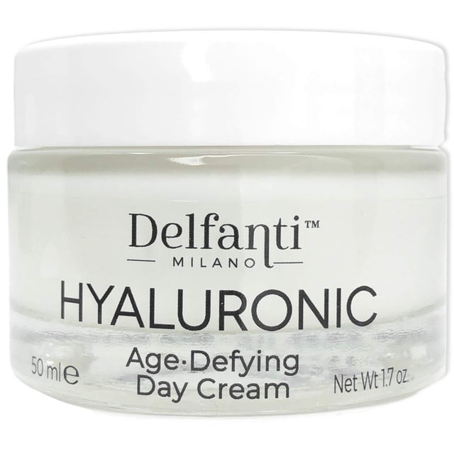 Crema de día Delfanti-Milano HYALURONIC AGE QUE DESAFÍA LA EDAD para rostro y cuello