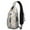 Grey-82, variant on Crossbody Sling Backpack for Women Men Shark Sharks Ocean Fish Shoulder Sling Crossbody Casual Chest Bag for Travel Sports Running Hiking