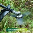 thumbnail image 4 of 10 Inch Wire Trimmer Head Wire Trimmer Head for Eater Wired Trimmerblade Brush Stringtrimmer Replacement Heads with Adapter Kit,A Mowing Disc And 5 Accessories, 4 of 7