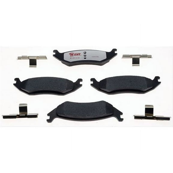 Rear Brake Pad Set - Compatible with 2005 - 2010 Dodge Ram 1500 2006 2007 2008 2009