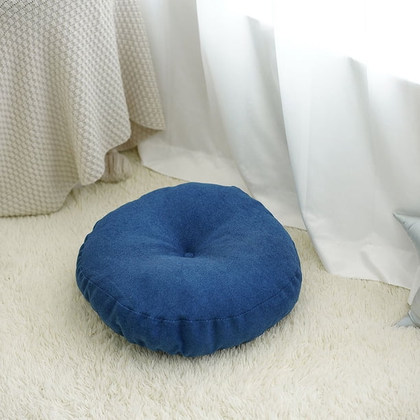 Nvzi 2pcs Cushion Garden Terrace Home Kitchen Office Thick Comfortable Cushion 15.74*15.74*2.36inch(Blue)