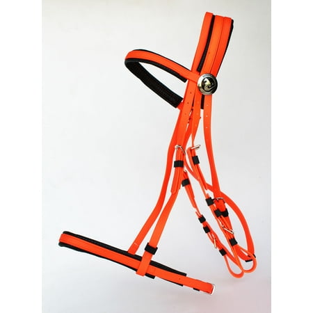 Pony Dressage Bridle - Horse English Endurance Dressage Biothane Bridle Halter Reins Set 40HS46