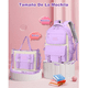 thumbnail image 5 of Mochila Escolar Backpack diseño liso 30L, Violeta Acero, 5 of 5