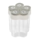 thumbnail image 1 of Contenedor de especias 5 en 1, botella para condimentos, salero y pimentero, tarros de especias para el hogar, 1 of 6
