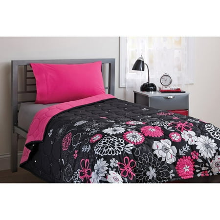 your zone quilted coverlet, midnight garden