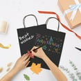 thumbnail image 4 of 100 Pack Black Paper Gift Bags with Handles, 8x4.25x10 Inches, Sturdy & -Friendly for Events, Retail, Crafts, 4 of 8