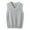 Gray, variant on renvena Kids Girls Boys V-neck Knitted Sweater Vest Top Sleeveless Jacket for Students School Uniform 2-12 Grey 3-4