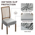 thumbnail image 2 of Fundas de asiento NILUOH impermeables para sillas de comedor, juego de 6, 2 of 6