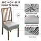 thumbnail image 2 of Fundas de asiento NILUOH impermeables para sillas de comedor, juego de 6, 2 of 6