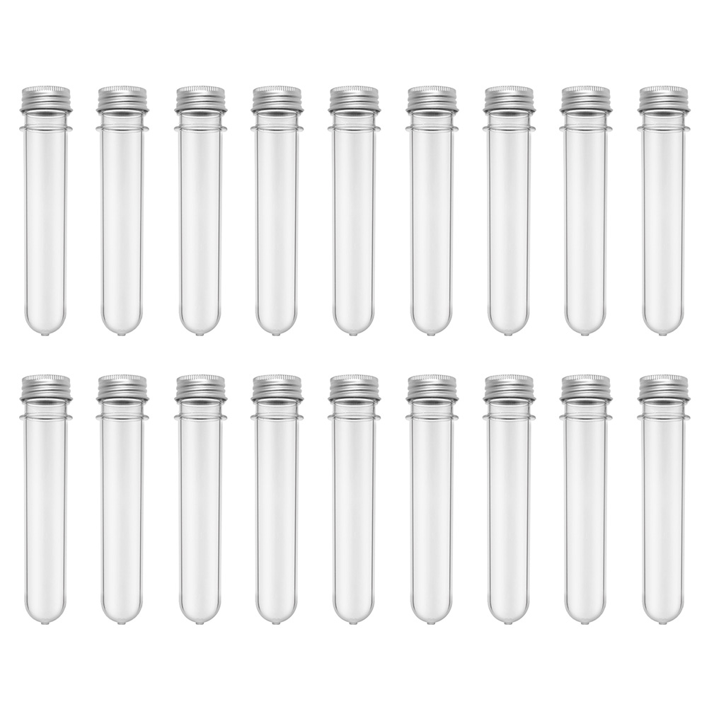 18pcs Test Tube Bottles Storage Container Cylindrical Tubes Candy Tubes