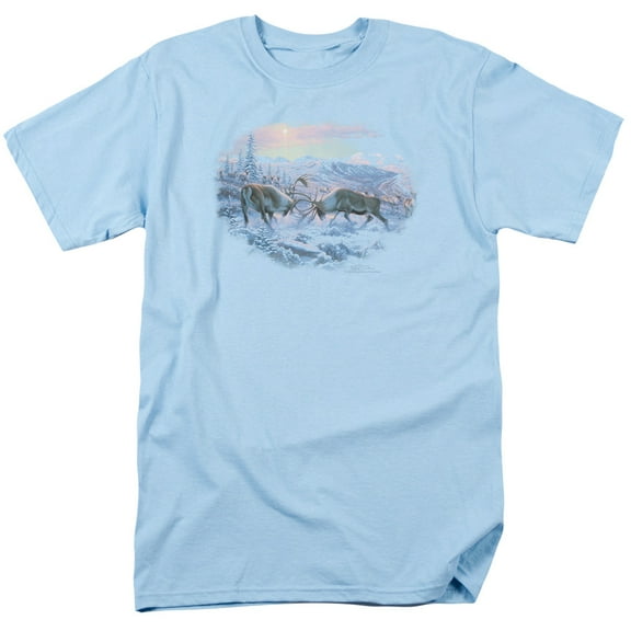 Wildlife T-Shirt Battling Bulls Unisex Graphic Tee For Men & Women