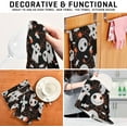 thumbnail image 7 of GZHJMY Soft Absorbent Reusable Kitchen Towels, Set of 4|28x18 in, Halloween Spider Skeleton Dining Kitchen Living Room Tea Towels Dish Towels Decorative Towels, 7 of 7