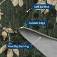thumbnail image 4 of HOMERRY Area Rug 5' x 7' Rugs for Living Room Modern Washable Indoor Leaf Print Carpet, Green, 4 of 5