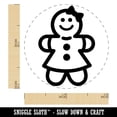 thumbnail image 2 of Gingerbread Woman Christmas Cookie Rubber Stamp for Scrapbooking Crafting Stamping - Mini 1/2 Inch, 2 of 7