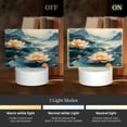 thumbnail image 3 of Haiem Mountain Lotus Serenity Pattern Acrylic Night Light Gift with 3 Color ModesTouch-Sensitive LED Lamp Perfect Gift for Mother's Day, Birthday, or Christmas, 3 of 9