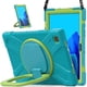 thumbnail image 2 of Funda colorida para Samsung Tab A7 de 10,4 pulgadas T500 con correa para el hombro, soporte de anillo ajustable grande y protección contra golpes., 2 of 5
