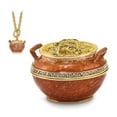 thumbnail image 4 of Bejeweled Crystal Pot of Gold Trinket Box, 4 of 4