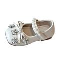 thumbnail image 2 of LvhaoGJOB Mary Jane Flats for Kids Elegant Style mary jane flats Comfortable Fit kids mary jane flats Flexible Flat Sole girls shoes All Season Special Occasions Footwear, 2 of 6