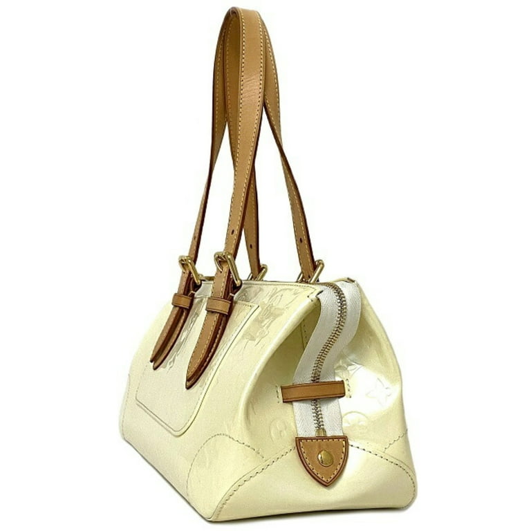 Authenticated Used Louis Vuitton Handbag Rosewood Avenue Beige Off-White  Perle Monogram Vernis M93508 Patent Leather FL4047 LOUIS VUITTON Enamel