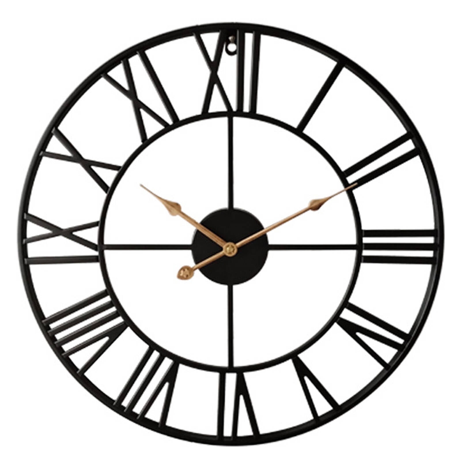 DESIGNICE 2026 New Wall Clock,Timeless Roman Numerals Small Wall Clock,Iron Art Finish Silent