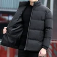 thumbnail image 3 of Chaqueta de plumón para hombre, parkas cortas, abrigos acolchados para hombre, ropa de abrigo con cremallera, ropa de abrigo de invierno de moda Harajuku, ropa de abrigo 2024, 3 of 5