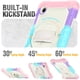 thumbnail image 5 of HXCASEAC Funda a prueba de golpes para Samsung Galaxy Tab A9 de 8,7 pulgadas, rosa, 5 of 8