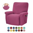 thumbnail image 1 of Housse de Fauteuil Inclinable Extensible Couverture Complète Couleur Unie pour LAZBOY Remplacement-Shorts, 1 of 5